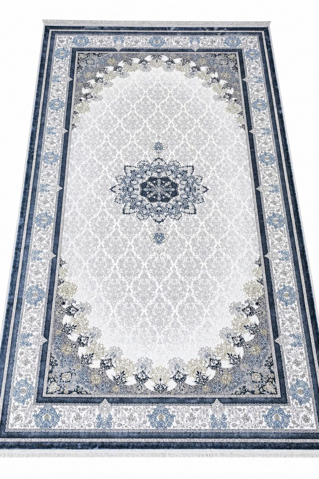 Tapis made in turkish AZURE royal diamond and bleu