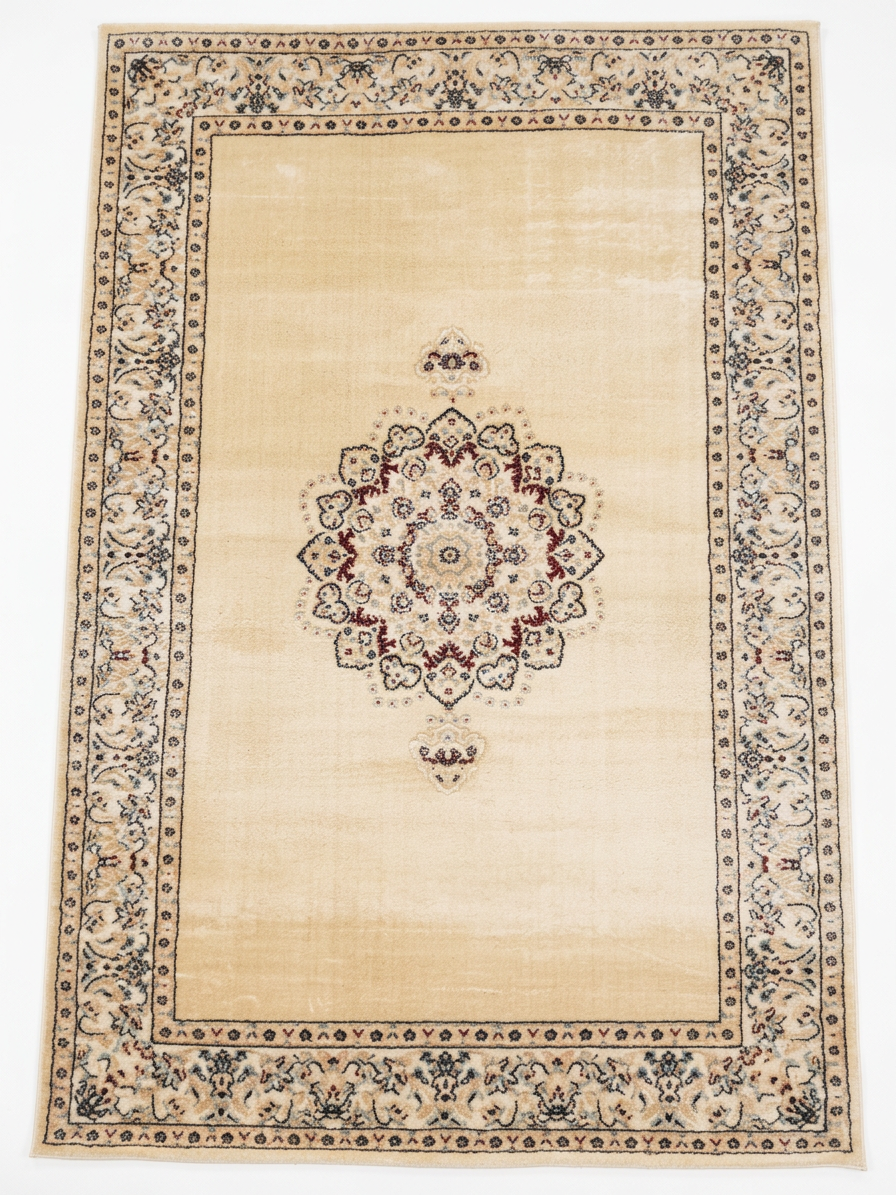 TAPIS made in balghalie luxe couleur beige  