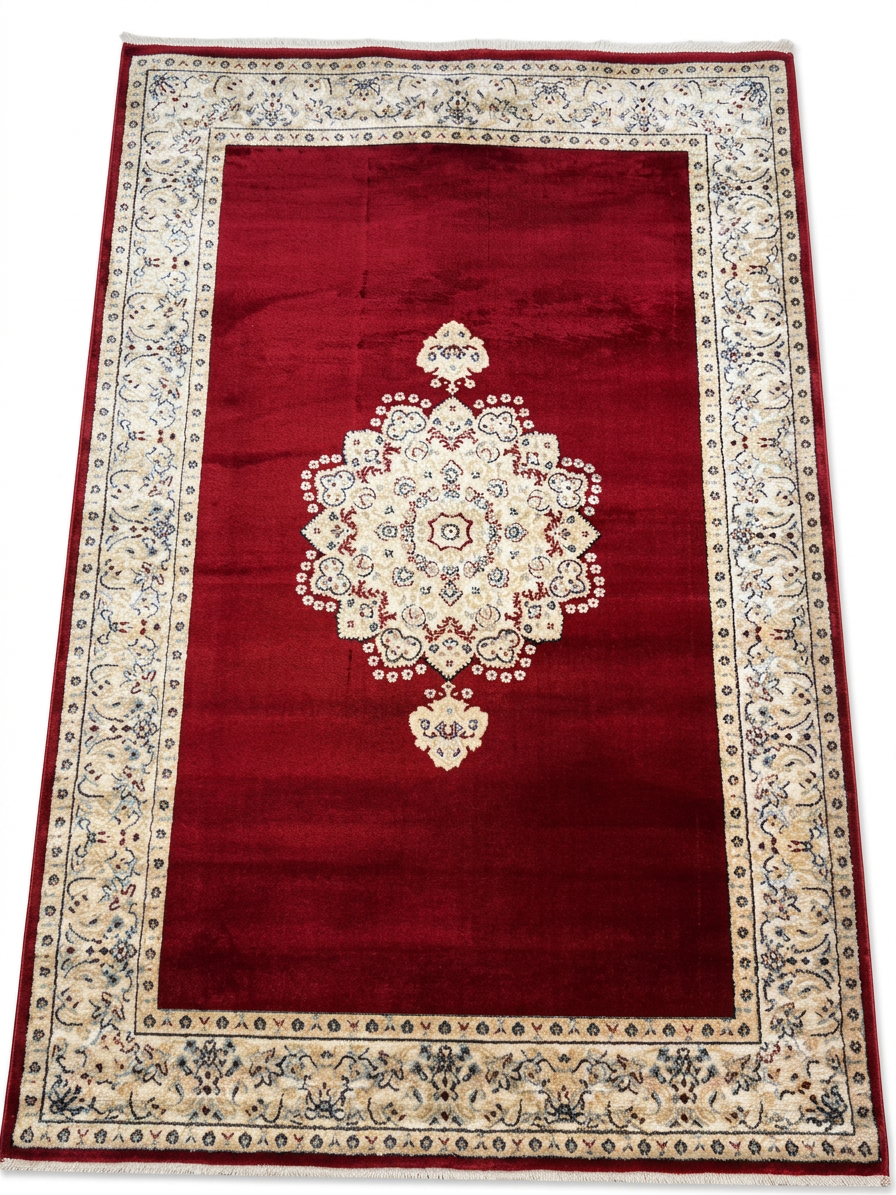 TAPIS made in balghalie luxe rouge