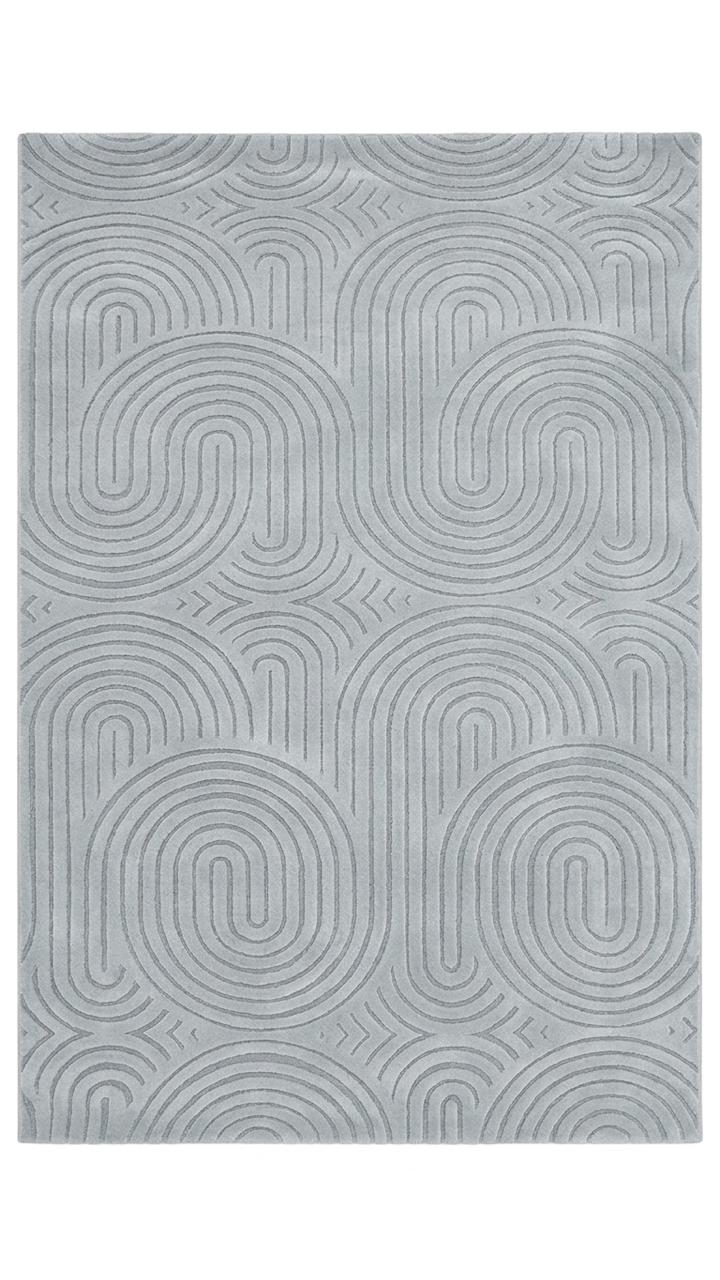 Tapis grismoderne 